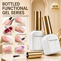 Hema TPO Free EU Gel Fonctionnel Extra Fort Base et Top Coat Set, Gel UV Sans Résidu, Apprêt Déshydratant Compatible Dissolvant