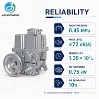 Pompe à engrenages séparateur huile-gaz de type G 72L/min avec connexion de type Bennett pour distributeur de carburant