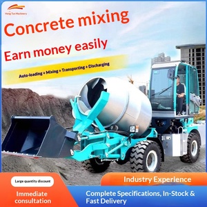 Camión Mezclador de Concreto, Camión Multifuncional para Piedra, Camión Mezclador Móvil con Tracción en las Cuatro Ruedas, Camión Mezclador Autoalimentado - Product Image 1