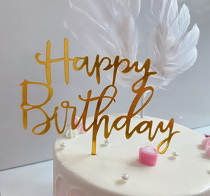 Decorazioni per Feste, Natale, Capodanno, Compleanno, <span class=keywords><strong>Topper</strong></span> per Cupcake in Acrilico Personalizzati, Decorazioni per Torte Fatte a Mano - Product Image 2