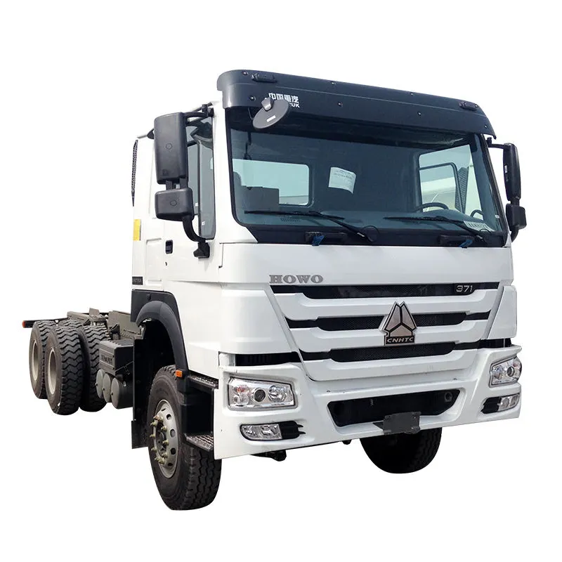تصدير هوو سينوتراك أفريقيا 6X4 ، شاحنة جرار بمحرك يسرى يمين لمقطورة البضائع الثقيلة