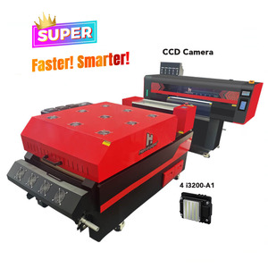 Hanrun papel Nueva velocidad rápida 60cm DTF impresora 4 piezas i3200 DTF máquina de impresión - Product Image 1