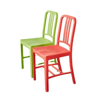 Minghao marka çin üretimi çağdaş İskandinav tarzı bistro yemek odası mobilyası plastik restoran sandalyeleri