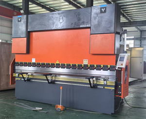 Dobladora hidráulica automática CNC 125T3200, máquina plegadora de control Manual para hoja de acero de aluminio, sistema TP10S de formación plegable - Product Image 2