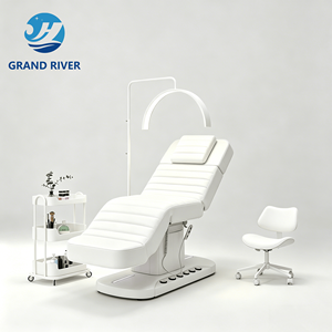 Table et lit de massage électrique professionnel pour salon de beauté, inclinable, pour soins esthétiques, lit à cils incurvé, luxe moderne - Product Image 4