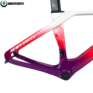 Cuadro de <span class=keywords><strong>Bicicleta</strong></span> Infantil con Cableado Interno, Cuadro de <span class=keywords><strong>Bicicleta</strong></span> de Fibra de Carbono para Neumáticos MAX 32C, para Eje de Pedalier T47, Freno de Disco - Product Image 6