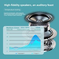 Botol Air Vakum Isolasi Stainless Steel 304 dengan Speaker Bluetooth, Tali Angkat, Kapasitas Besar, Tahan Panas 6-12 Jam