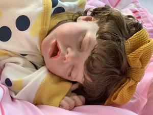 R & B Baby 18 Zoll 45 cm lebensechte realistische amerikanische Silikons pielzeug Mädchen wieder geborene Baby puppen - Product Image 4