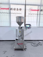 Máquina de llenado 3D de alta viscosidad con tolva neumática para pasta espesa, miel, mayonesa, chocolate y salsa de chile