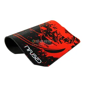 OEM Microfiber cloth mouse pad, flexible rubber mouse pad, custom printing mouse rubber pad