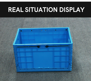 Caisses en plastique pliables Huidu Leadloong modèle B4622, 600*400*220MM, boîte solide, écologique, empilable, conteneur <span class=keywords><strong>de</strong></span> stockage - Product Image 6