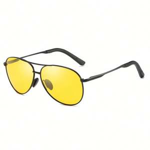 Gafas de Sol Polarizadas de Piloto con Logotipo Personalizado, al por Mayor, de Alta Calidad, con Protección UV400 y Visión Nocturna para Hombre - Product Image 1