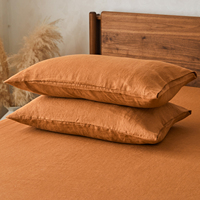 Linge de lit français en lin 100%, vente en gros, literie de luxe hôtel 5 étoiles, ensembles de draps de lit