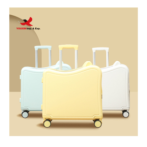 Wholesale Custom Logo Hot-Sale Travel <b>Suitcase</b> Trolley Children Cartoon 18inch Carry on Kids Ride on <b>Suitcase</b> Travel Luggage - Product Image 1