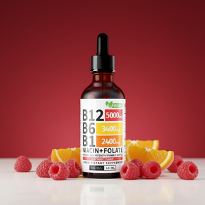 Suplemento Nutricional Oral de Vitamina B Complejo en Gotas Líquidas OEM, Contiene Niacina, Ácido Fólico, Vitamina B12, B6, <span class=keywords><strong>B1</strong></span> - Product Image 6