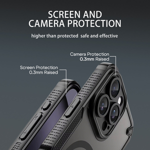 Nouvelle <span class=keywords><strong>Coque</strong></span> de Téléphone Antichoc PC+TPU Magnétique <span class=keywords><strong>Compatible</strong></span> avec <span class=keywords><strong>iPhone</strong></span> <span class=keywords><strong>11</strong></span> <span class=keywords><strong>12</strong></span> 13 14 15 16 - Product Image 3