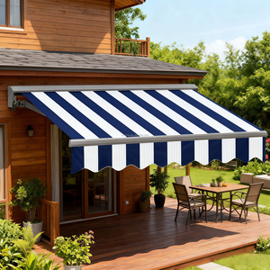 Foshan Wholasela Cafetería grande Café Ntrance Restaurante Estilo Porche delantero Parasol <span class=keywords><strong>Toldo</strong></span> al aire libre - Product Image 1