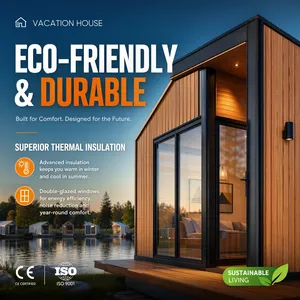<span class=keywords><strong>Casa</strong></span> de Vacaciones Moderna de Lujo con Estructura en A, <span class=keywords><strong>Casa</strong></span> Prefabricada Pequeña, Cabaña de Madera, Villa Modular Prefabricada, Ecológica, Resort de Shandong - Product Image 5