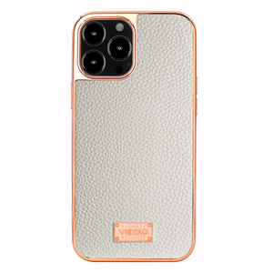 VIETAO personalizza Logo fashion custodia per cellulare in pelle per <span class=keywords><strong>iphone</strong></span> 13Pro 13 12 11 placcatura in oro rosa custodia rigida per telefono all'ingrosso - Product Image 5