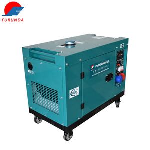 10KW 12.5KVA סופר שקט שקט קירור אוויר לשימוש ביתי ייצור חשמל מיני גנרטור דיזל נייד - Product Image 3