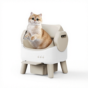 Selbst reinigende Katzen toilette mit Open-Top-Design APP-Steuerung Doppelte Sicherheits sensoren Automatische Katzen toilette Geeignet für Mehr katzen - Product Image 2