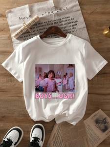 T-shirt da donna con stampa Valentine Dog, manica corta, girocollo, casual, estiva, 100% cotone jersey, vestibilità regolare - Product Image 3