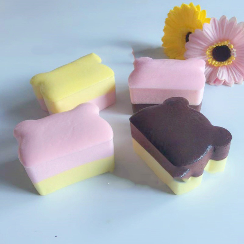 20867-เค้กหมีไร้อารมณ์ PU squishy