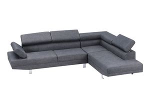 أريكة سرير ركن لغرفة المعيشة أريكة على شكل حرف L أريكة من 5 مقاعد سرير أريكة زاوية للشقق الصغيرة - Product Image 6