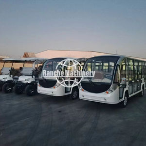 Bus touristique électrique 11-23 places avec 8 heures de temps de charge Caractéristiques de garde au sol élevée pour les visites guidées en voiture - Product Image 1