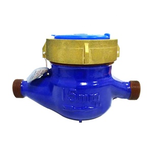 Compteur d'eau résidentiel à cadran rotatif LXS-15E, type aile rotative, corps en CI, diamètre 1/2' - Product Image 3