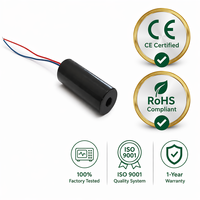 Module laser à ligne verte Powell Lens 515nm 520nm 20mW, diode laser industrielle OEM, CE RoHS, garantie 1 an, origine Chine