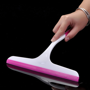Soft Rubber Glass <b>Squeegee</b> Rose Red Window Cleaner For Glass And Bathroom Tile Floor Scraping - Product Image 4