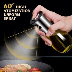 Bouteille pulvérisateur d'huile en verre 200 ml avec logo personnalisé, en acier inoxydable 304 de qualité alimentaire, pour la cuisson, le barbecue, les salades et comme distributeur de vinaigre - Product Image 4