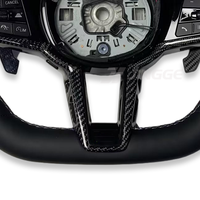 Volant chauffant en fibre de carbone style LCI personnalisé pour BMW G20 G30 G80 G30 M3 G82 G30 M550i M340i M5 G90 G15 M40i