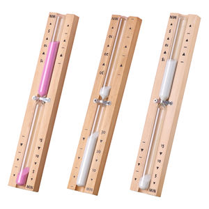 Reloj de arena de madera para sauna, resistente al calor, de 5, 10 y 15 minutos, para montar en la pared, para baño y spa - Product Image 6