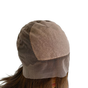 Meilleure perruque en dentelle suisse pleine, frontale, en cheveux humains vierges naturels lisses brésiliens pour femmes - Product Image 1