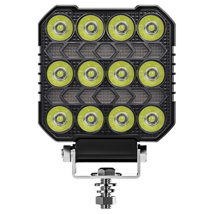 Feux de tracteur LED 4 pouces 30V, feux de brouillard tout-terrain, feux de travail carrés LED pour JEEP, camions, véhicules tout-terrain, équipements, bateaux - Product Image 1