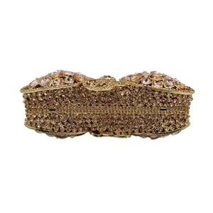 Bolso de noche con diamantes de imitación y mariposas para mujer, bolso de mano con diamantes de insecto, bolso elegante con diamantes de imitación para fiesta de graduación - Product Image 4