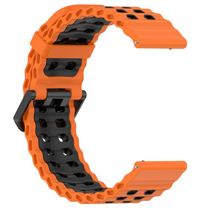 Correa de silicona de doble color Win-Win para Suunto 9/Spartan Sport Ocean correa de repuesto con liberación rápida impermeable - Product Image 4