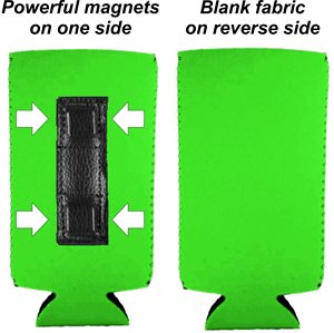 <b>Magnetic</b> Slim Can Cooler Sleeves Soda Can Covers Neoprene Drink Holder Insulator Sleeve Collapsible Can Coolers for Parties - Product Image 2