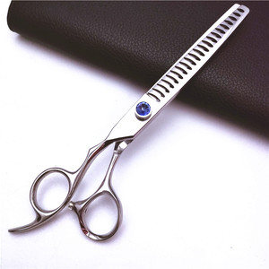 Tijeras de peluquería para mascotas Proscissor 440C para zurdos, tijeras de entresacar de 7 pulgadas para cortar el pelo de perros, herramientas de belleza - Product Image 1