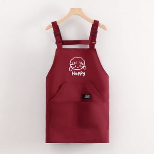 Custom Design Kitchen <b>Apron</b> Elegant Durable Light Green <b>Aprons</b> <b>with</b> <b>Pockets</b> - Product Image 4