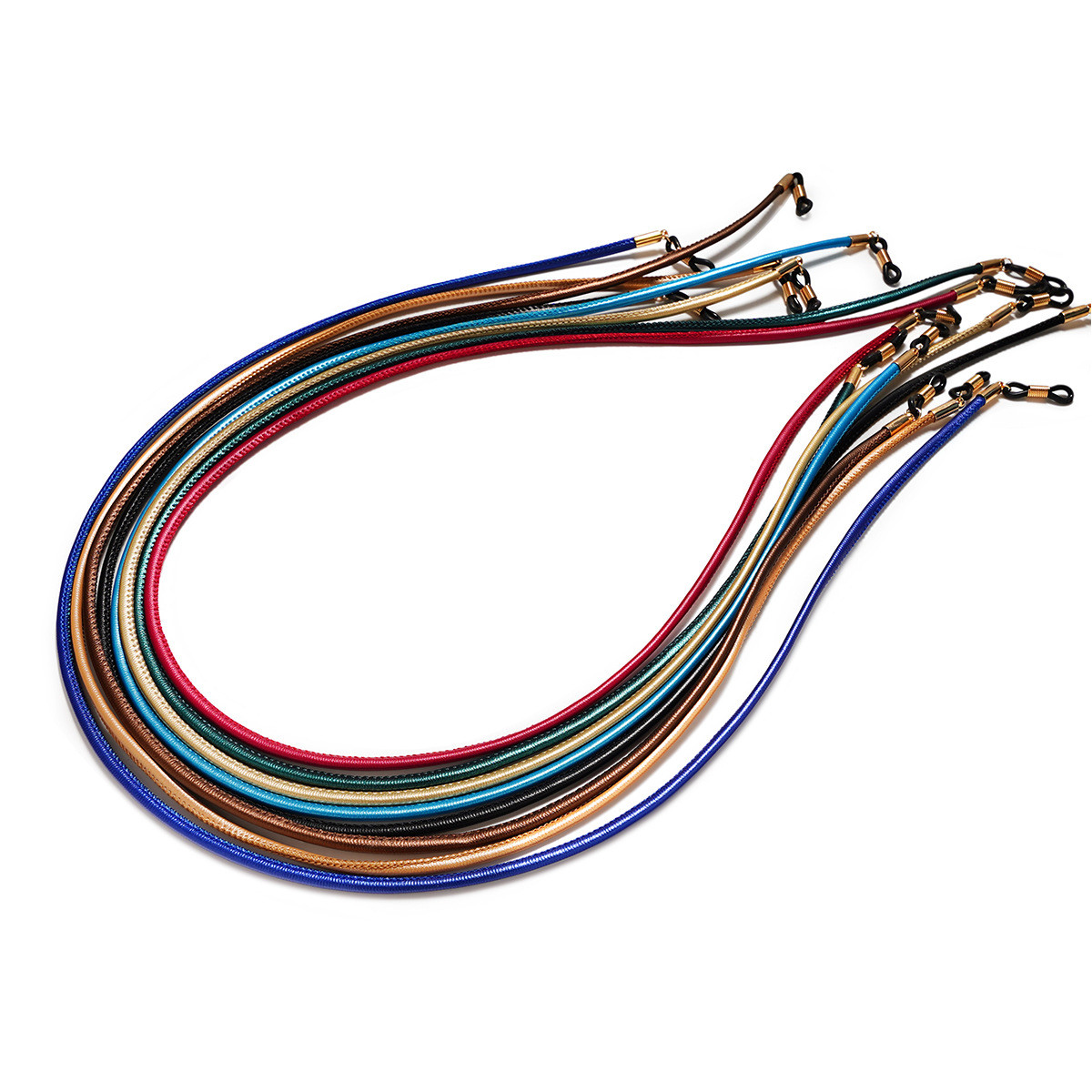 Цветное ожерелье-цепочка для очков из искусственной кожи, шнур для очков