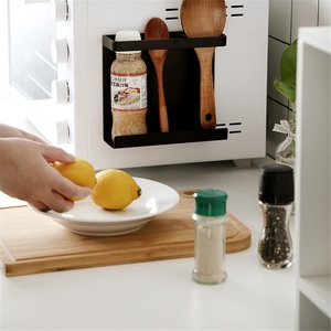 Étagères magnétiques pour réfrigérateur de cuisine, forme cubique, finition brillante, design classique, installation sans perçage, capacité 0-1L, 5kg - Product Image 3