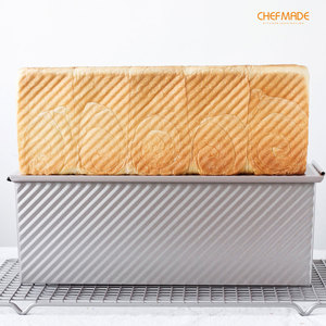 1000g no-stick corrugado <span class=keywords><strong>pan</strong></span> de <span class=keywords><strong>molde</strong></span> de <span class=keywords><strong>pan</strong></span> con cubierta - Product Image 5