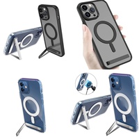 Casing HP Sublimasi dengan Penyangga untuk iPhone 17, Casing HP 15 Pro Max 16 14 13 12 11 dengan Holder, Aksesoris Ponsel