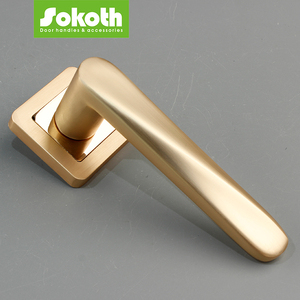 Poignées <span class=keywords><strong>de</strong></span> <span class=keywords><strong>porte</strong></span> en alliage d'aluminium <span class=keywords><strong>de</strong></span> conception européenne à levier, très vendues, pour portes intérieures en bois - Product Image 5
