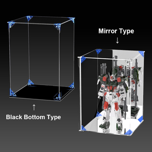 Thân thiện với môi rõ ràng Acrylic Hộp hiển thị cho sưu tầm cho nhà cho LEGO thay thế kính trường hợp hiển thị số liệu - Product Image 5