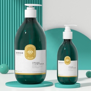 Botella de champú translúcido <span class=keywords><strong>turquesa</strong></span> PET de 200ml y 700ml de alta calidad con bomba de loción para lavado de cabello Color personalizado - Product Image 1