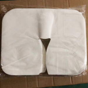 100 pièces/sac de couverture d'appui-tête jetable pour <span class=keywords><strong>spa</strong></span> de massage 100% couverture de repose-visage jetable en coton - Product Image 1